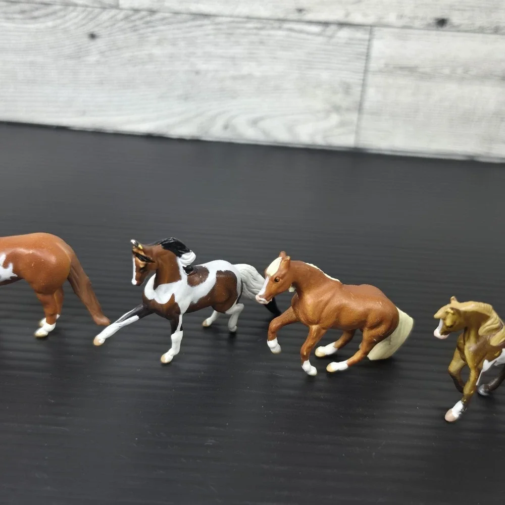 Vintage Breyer Mini Whinnies, Lot Of 6 Miniature Horse Figures Collectibles Mode